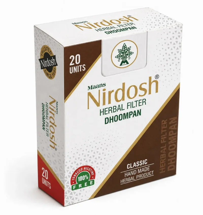 Нирдош Классические 20 шт Maans Nirdosh Herbal Dhoompan Original