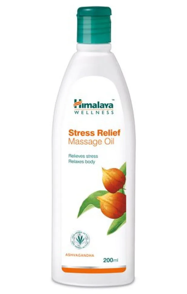 Олія масажна для зняття стресу 200 мл Himalaya Stress Relief Massage Oil