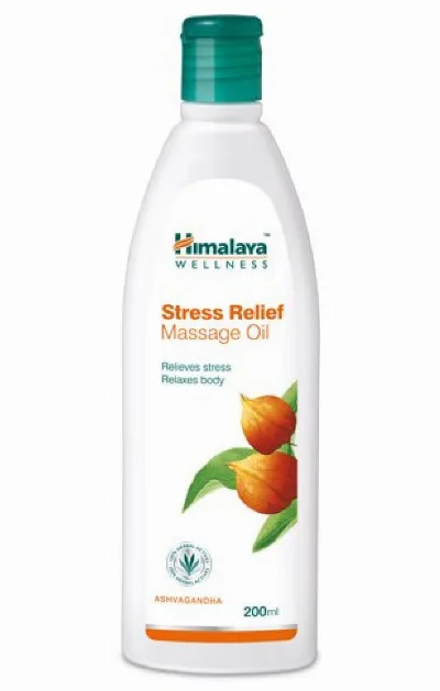 Олія масажна для зняття стресу 200 мл Himalaya Stress Relief Massage Oil