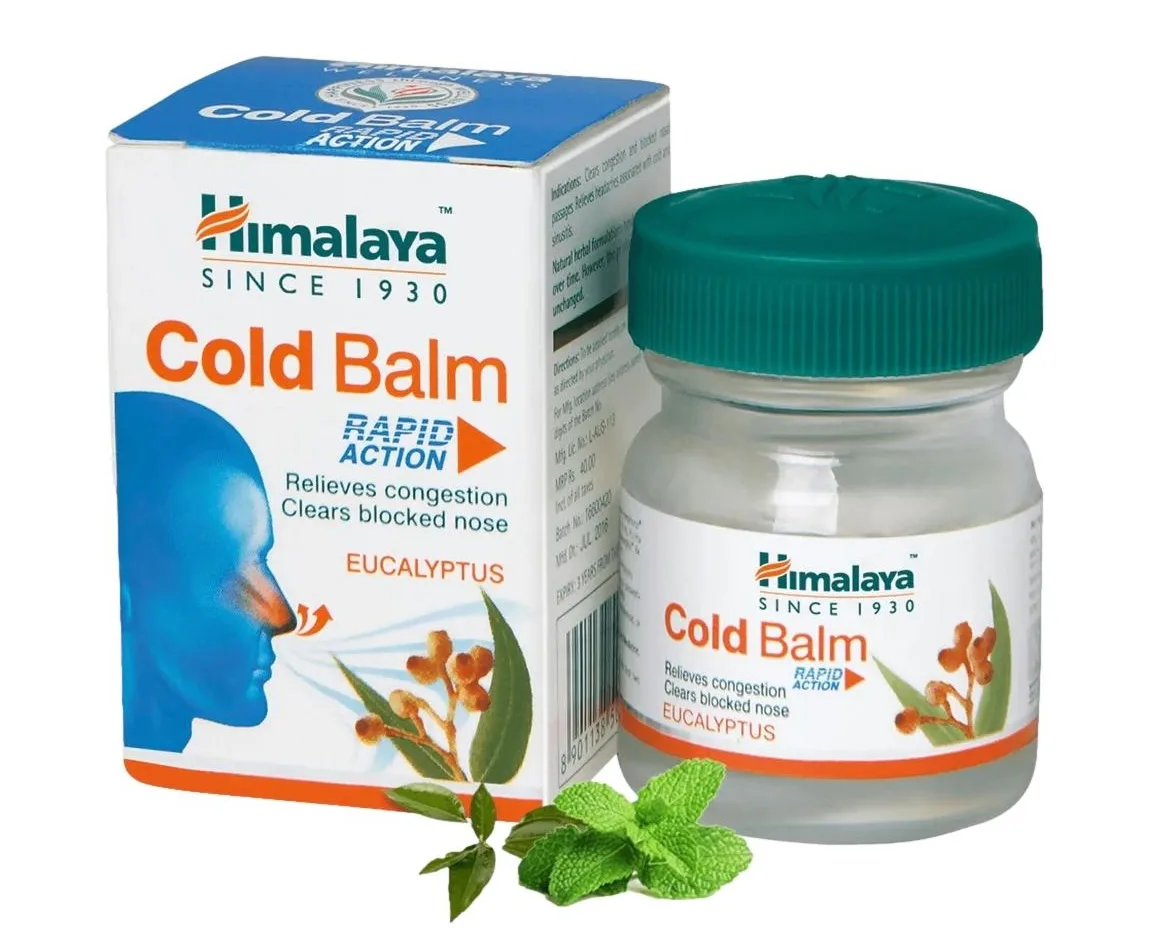 Бальзам від застуди з евкаліптом 10 г Himalaya Cold Balm