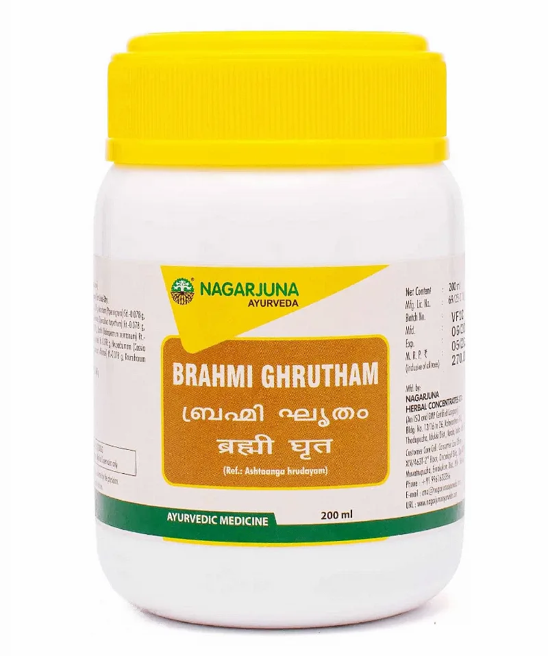 Брахмі Грітам 200 мл Nagarjuna Brahmi Ghrutham
