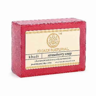 Мило Полуниця 125 г Khadi Natural Strawberry Soap