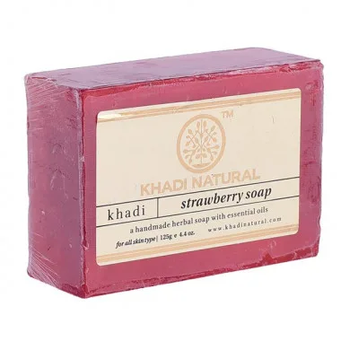 Мило Полуниця 125 г Khadi Natural Strawberry Soap