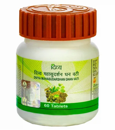 Махасударшан Гхан Ваті 60 табл Patanjali Mahasudarshan Ghan vati