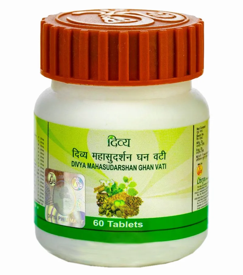 Махасударшан Гхан Ваті 60 табл Patanjali Mahasudarshan Ghan vati
