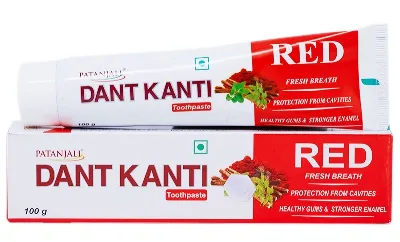 Зубна паста Дант Канті Ред 100 г Patanjali Dant Kanti Red Toothpaste