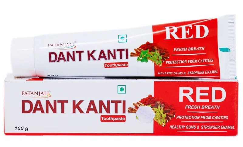 Зубна паста Дант Канті Ред 100 г Patanjali Dant Kanti Red Toothpaste