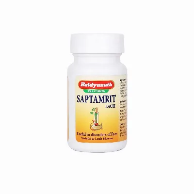 Саптамріт Лаух 40 табл Baidyanath Saptamrit Lauh