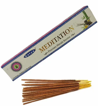 Аромапалички Медитація 15 г Satya Meditation Premium Masala Incense