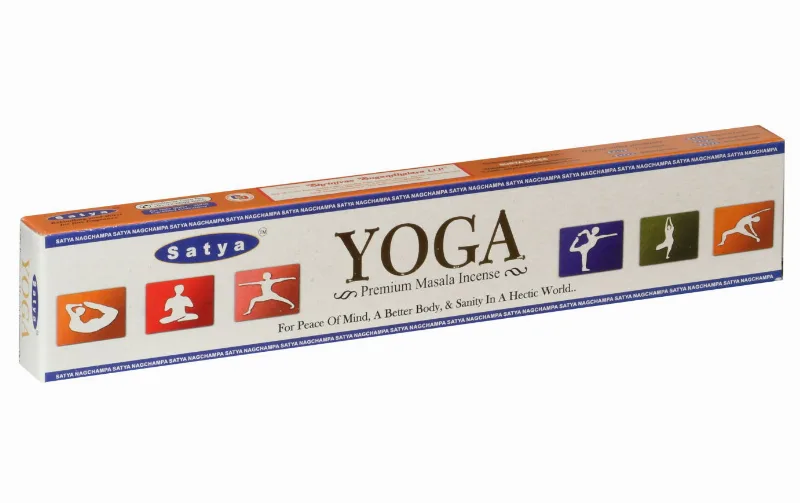 Аромапалички Йога 15 г Satya Yoga Premium Masala Incense