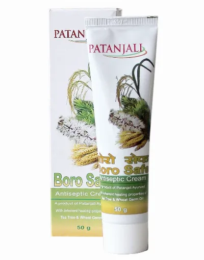 Антисептичний крем Боро Сейф 50 г Patanjali Boro Safe Antiseptic Cream