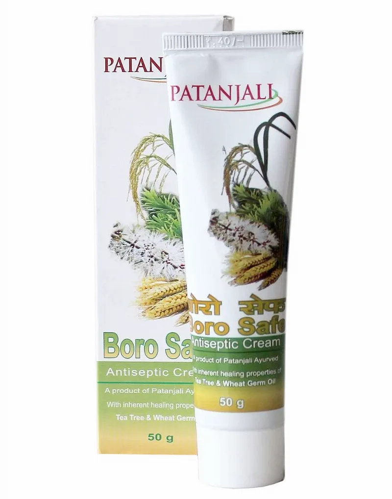Антисептичний крем Боро Сейф 50 г Patanjali Boro Safe Antiseptic Cream