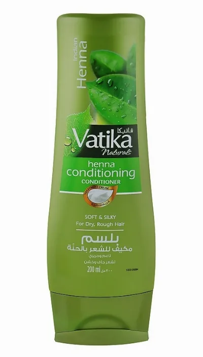 Кондиціонер з хною для сухого та пошкодженого волосся 200 мл Dabur Vatika Henna Conditioner