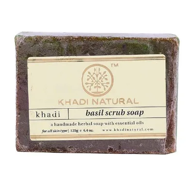 Мило-скраб Базилік 125 г Khadi Natural Basil Scrub Soap