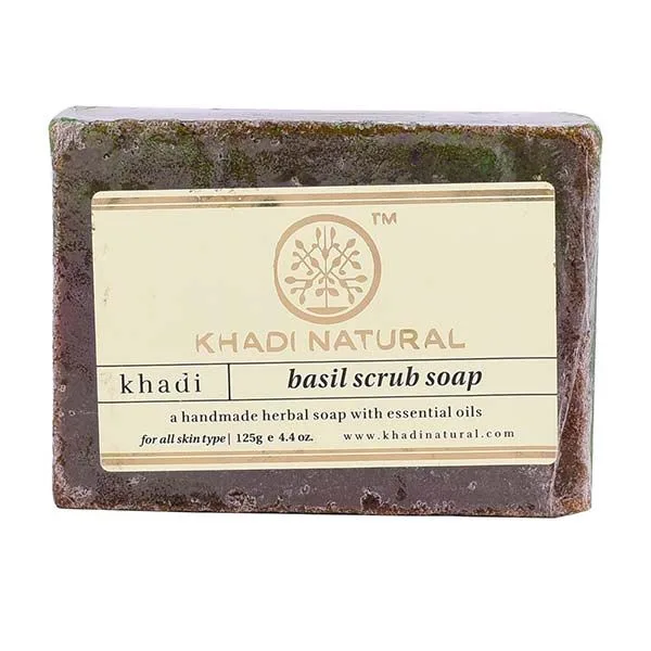 Мило-скраб Базилік 125 г Khadi Natural Basil Scrub Soap