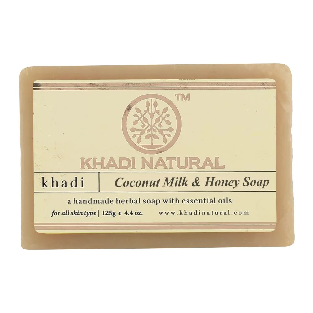 Мило Кокос і мед 125 г Khadi Natural Coconut milk and Honey Soap