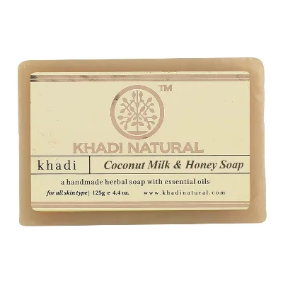 Мило Кокос і мед 125 г Khadi Natural Coconut milk and Honey Soap