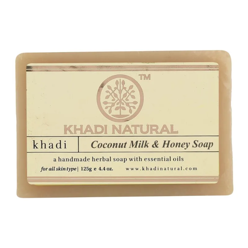 Мило Кокос і мед 125 г Khadi Natural Coconut milk and Honey Soap