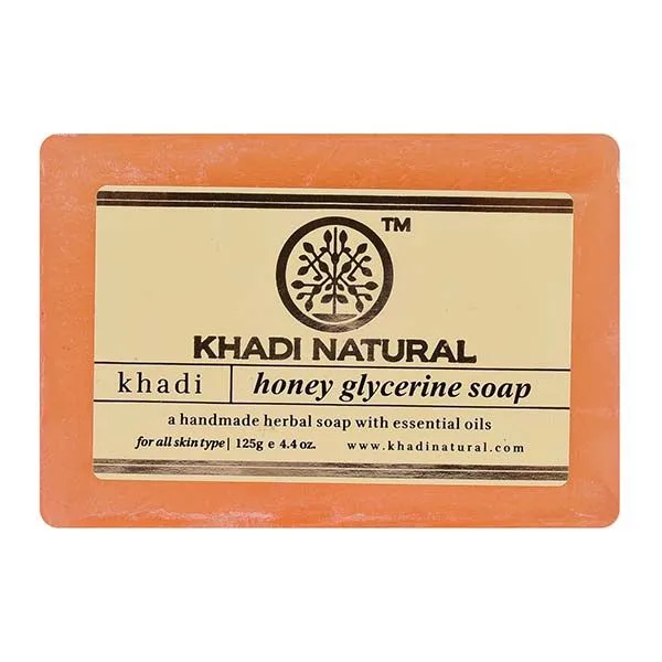 Мило Мед і гліцерин 125 г Khadi Natural Honey Glycerine Soap