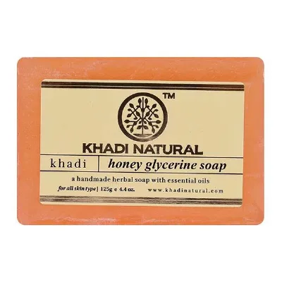 Мило Мед і гліцерин 125 г Khadi Natural Honey Glycerine Soap