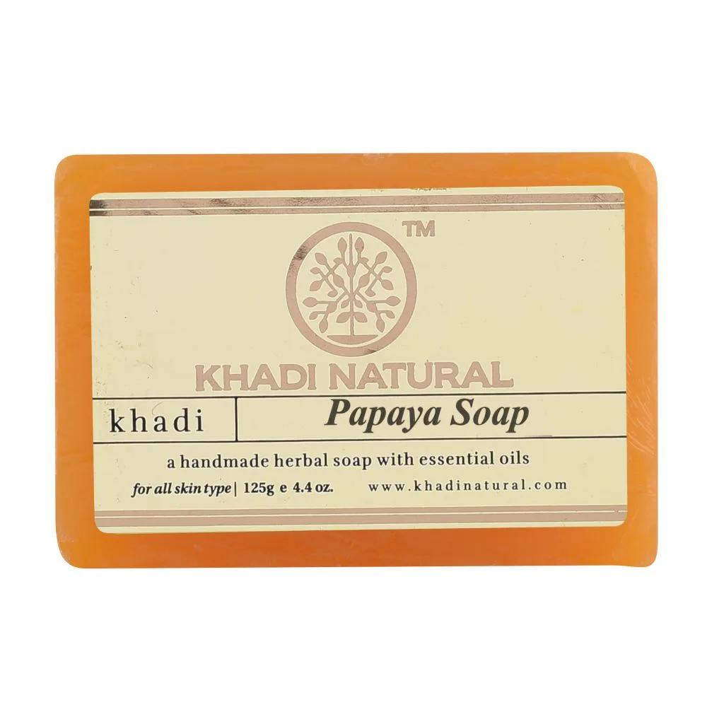 Мило Папайя 125 г Khadi Natural Papaya Soap