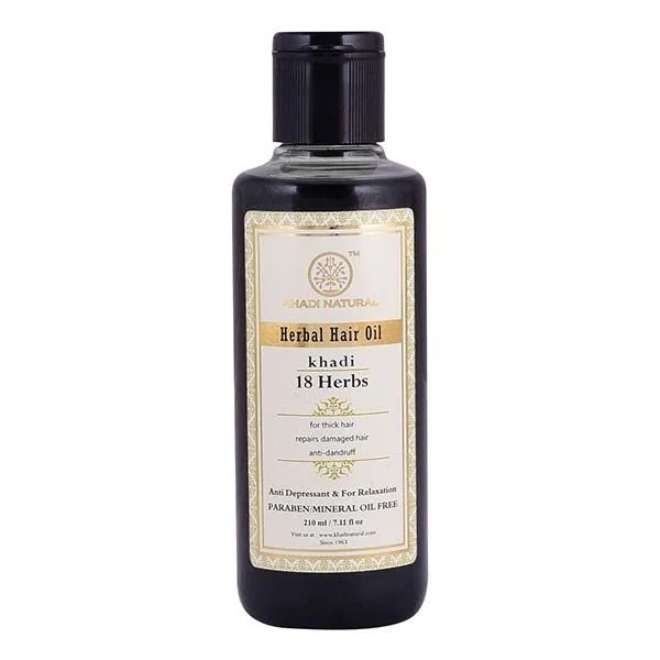 Олія для волосся 18 трав 210 мл Khadi Natural 18 Herbs Hair Oil