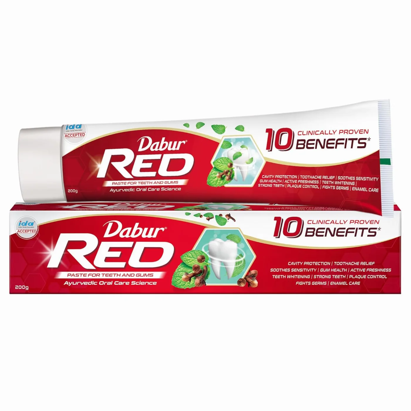 Зубна паста Ред 200 г Dabur India Red Paste for Teeth and Gums
