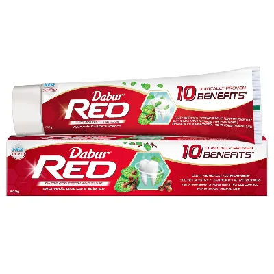 Зубна паста Ред 200 г Dabur India Red Paste for Teeth and Gums