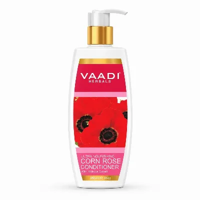 Кондиціонер живильний Мак дикий з екстрактом гибискуса 350 мл Vaadi Corn Rose Conditioner with Hibiscus Extract
