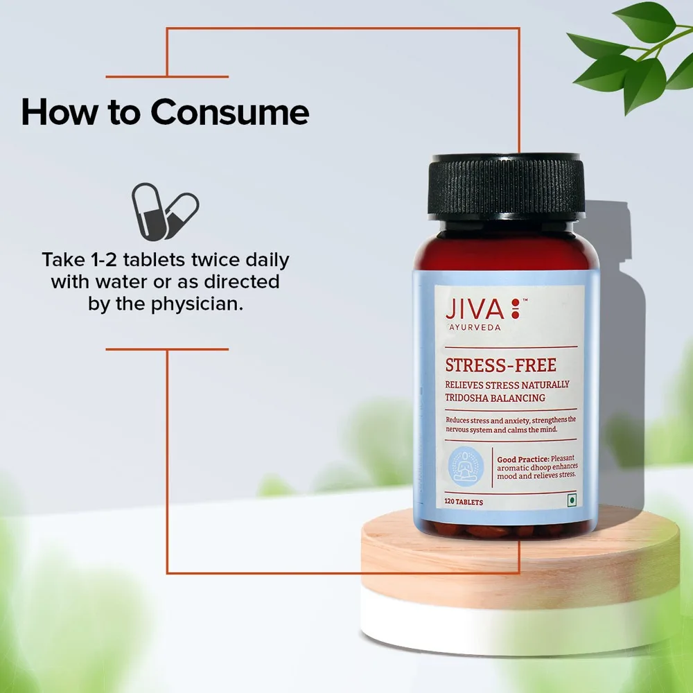 Стрес фрі 120 табл Jiva Stress-free Tablets