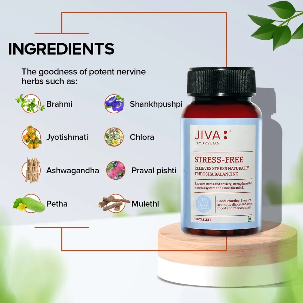 Стрес фрі 120 табл Jiva Stress-free Tablets