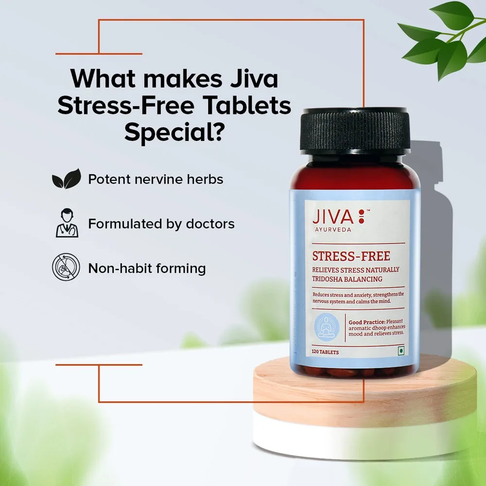 Стрес фрі 120 табл Jiva Stress-free Tablets