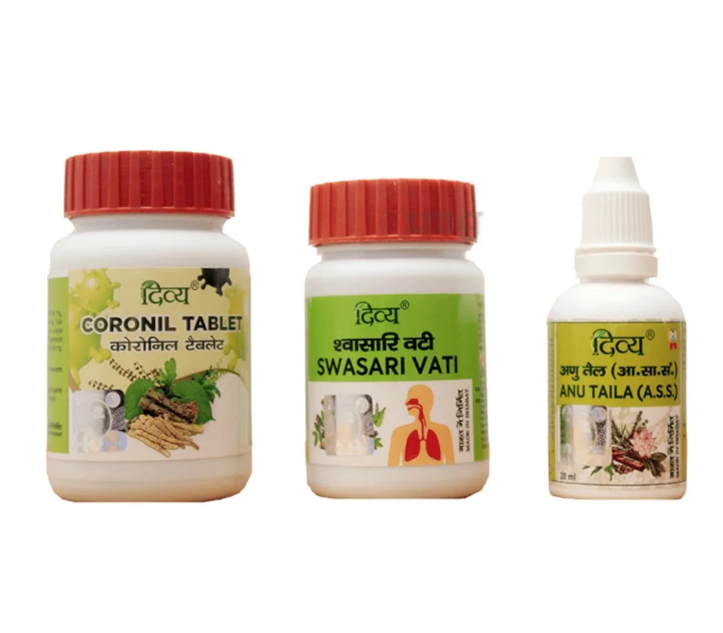 Короніл Кіт (3 в 1) Patanjali Coronil Kit