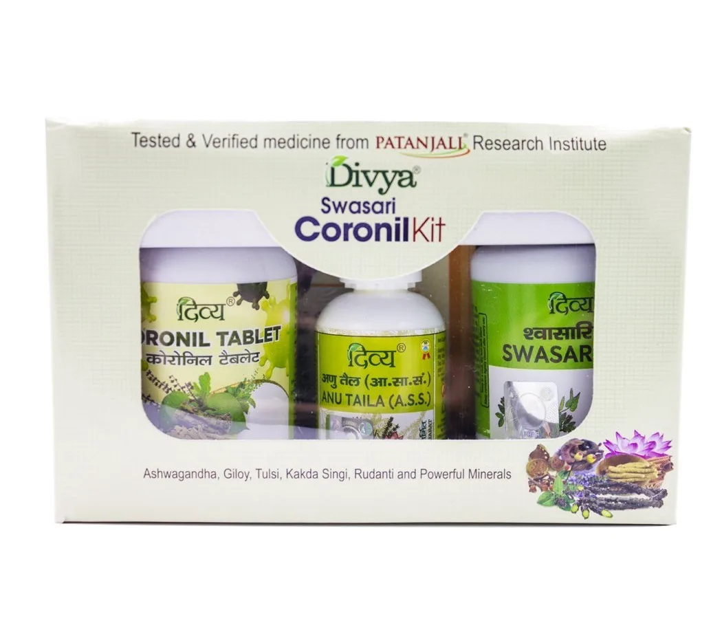 Короніл Кіт (3 в 1) Patanjali Coronil Kit