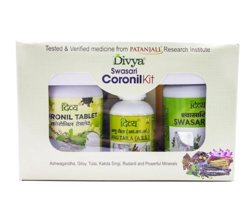 Короніл Кіт (3 в 1) Patanjali Coronil Kit