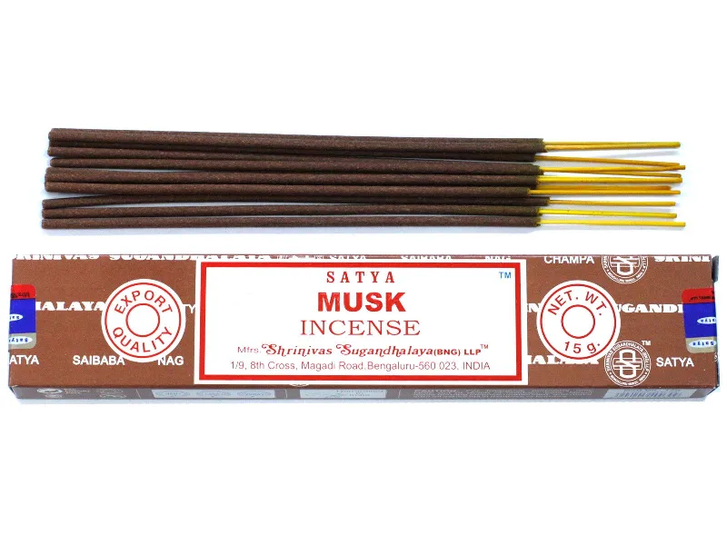 Ароматичні палички Мускус 15 г Satya Musk Incense