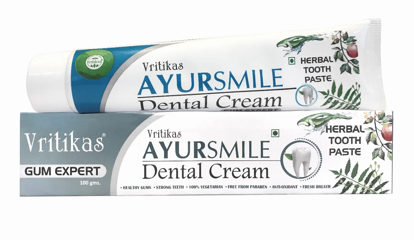 Зубна паста Аюрсмайл 100 г Vritikas Ayursmile Dental Cream