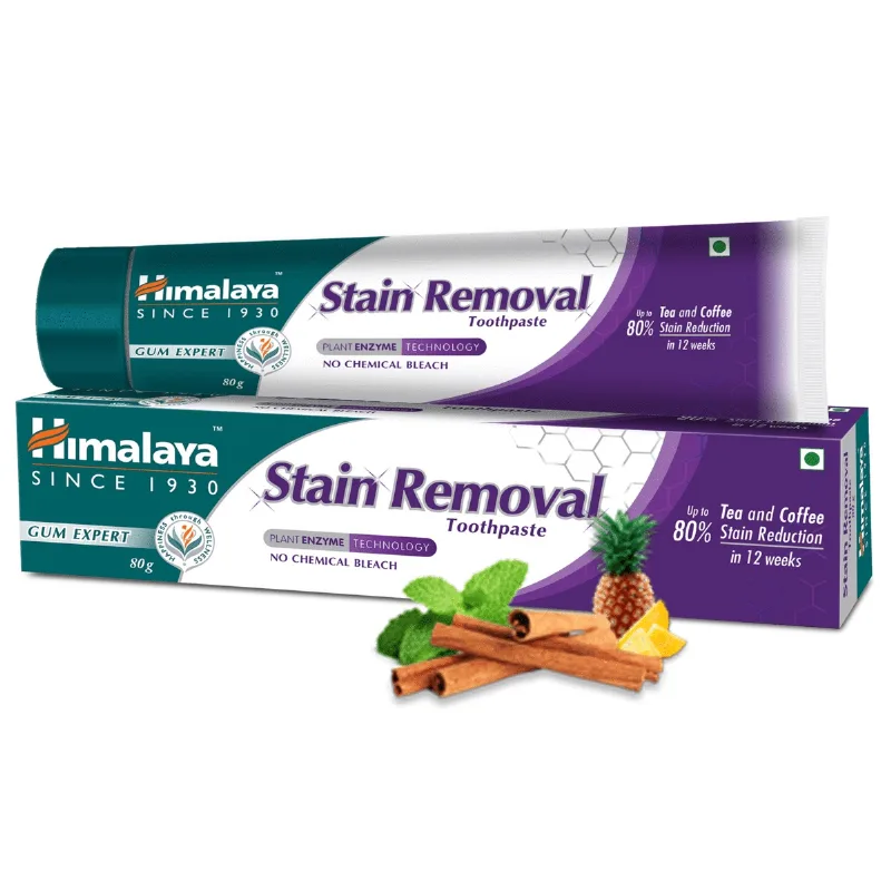 Зубна паста для видалення плям 80 г Himalaya Stain Removal Toothpaste