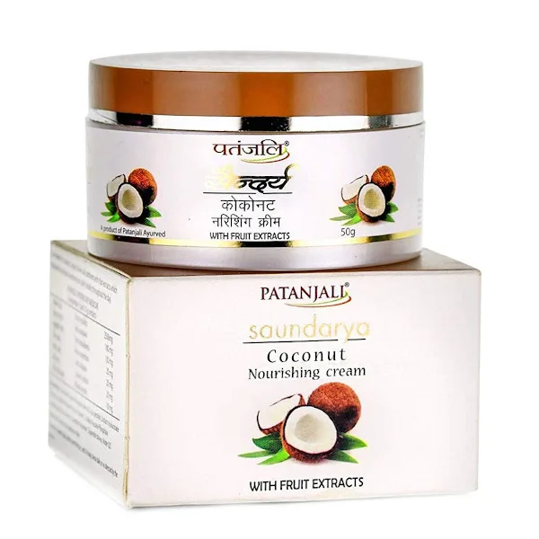 Крем живильний Саундарʼя з кокосом 50 г Patanjali Saundarya Coconut Nourishing Cream