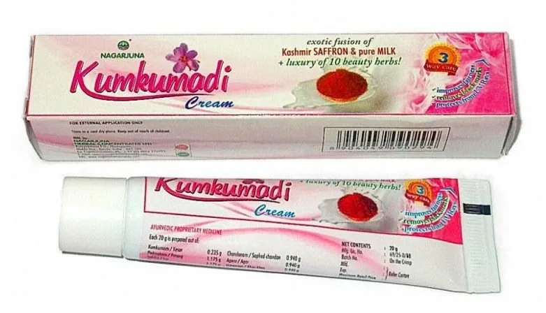 Крем Кумкумаді омолоджуючий з шафрановим маслом 20 г Nagarjuna Kumkumadi Cream