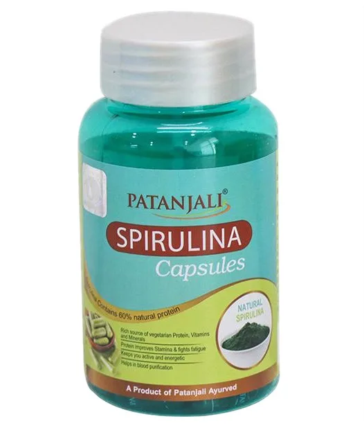 Спіруліна 60 капс Patanjali Natural Spirulina