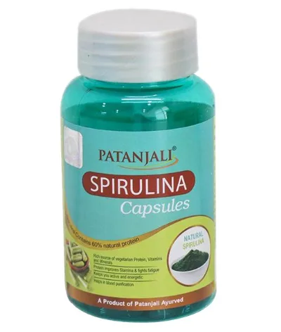 Спіруліна 60 капс Patanjali Natural Spirulina