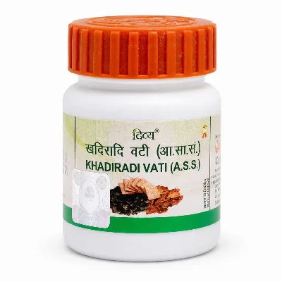 Кхадиради Вати 80 табл Patanjali Divya Khadiradi Vati