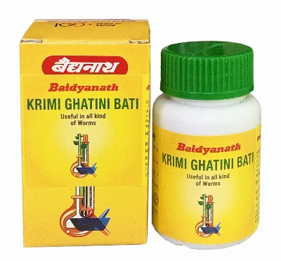 Крімі гхатіні баті 40 табл Baidyanath Krimi Ghatini Bati 40 tab