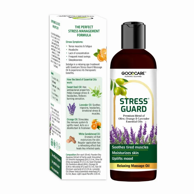 Стрес Гард олія для масажу 100 мл Goodcare Stress Guard Massage Oil 100 ml