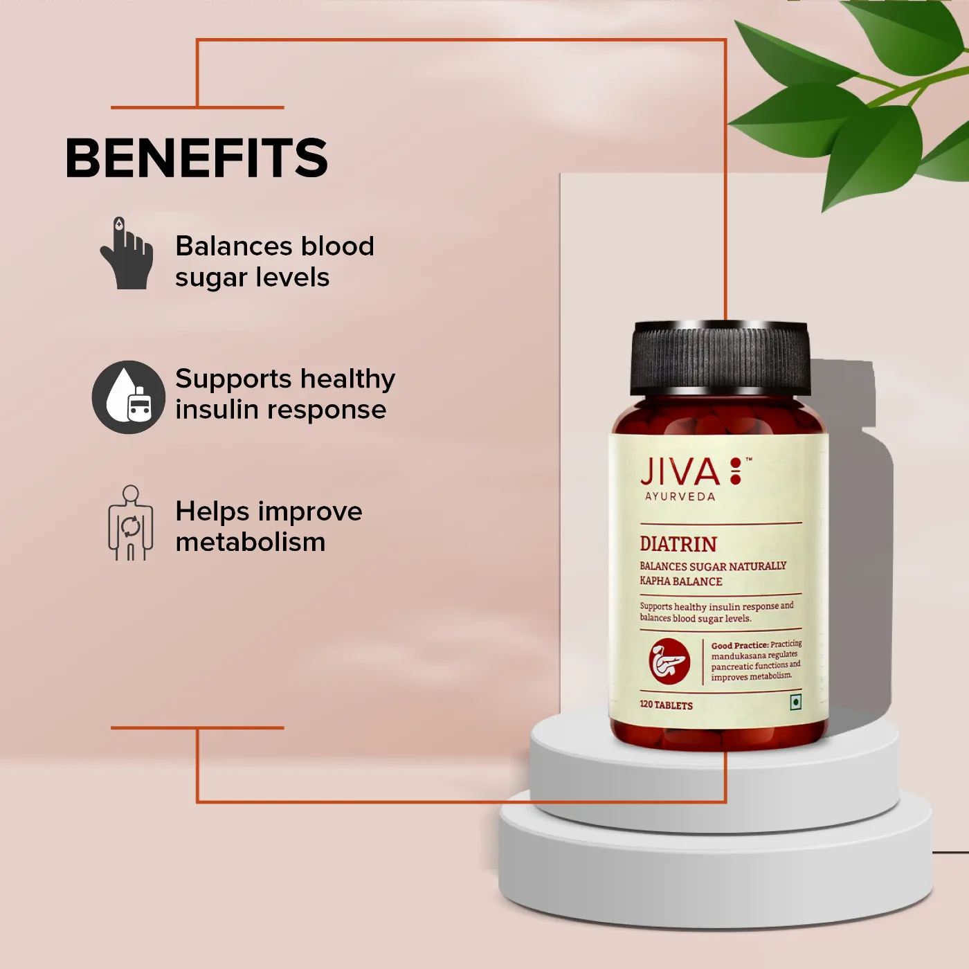 Діатрін 120 табл Jiva Ayurveda Diatrin 120 tab