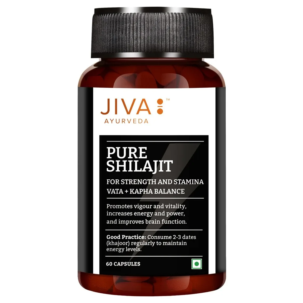Шиладжит 60 капс Jiva Ayurveda Shilajeet 60 cap