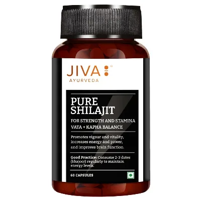 Шиладжит 60 капс Jiva Ayurveda Shilajeet 60 cap