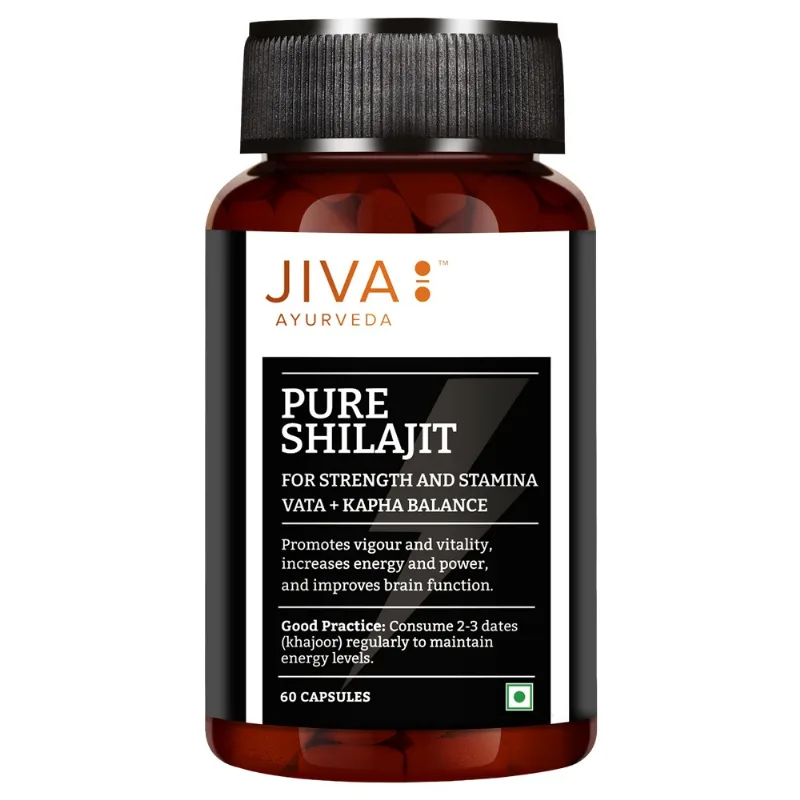 Шиладжит 60 капс Jiva Ayurveda Shilajeet 60 cap