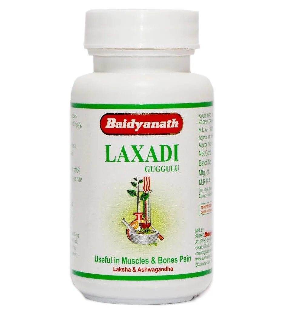 Лакшаді Гуггул 80 таб Baidyanath Laxadi Guggulu 80 tab